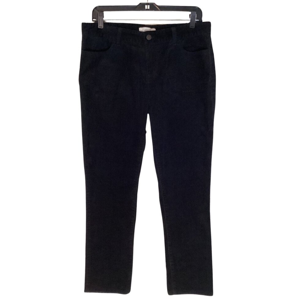 Talbots Signature Ankle Corduroy Pants Cords Women’s 10 Black
